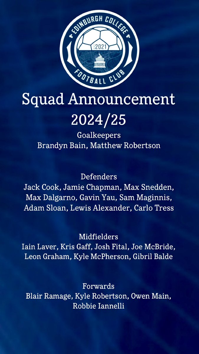 Edinburgh College Football tweet media