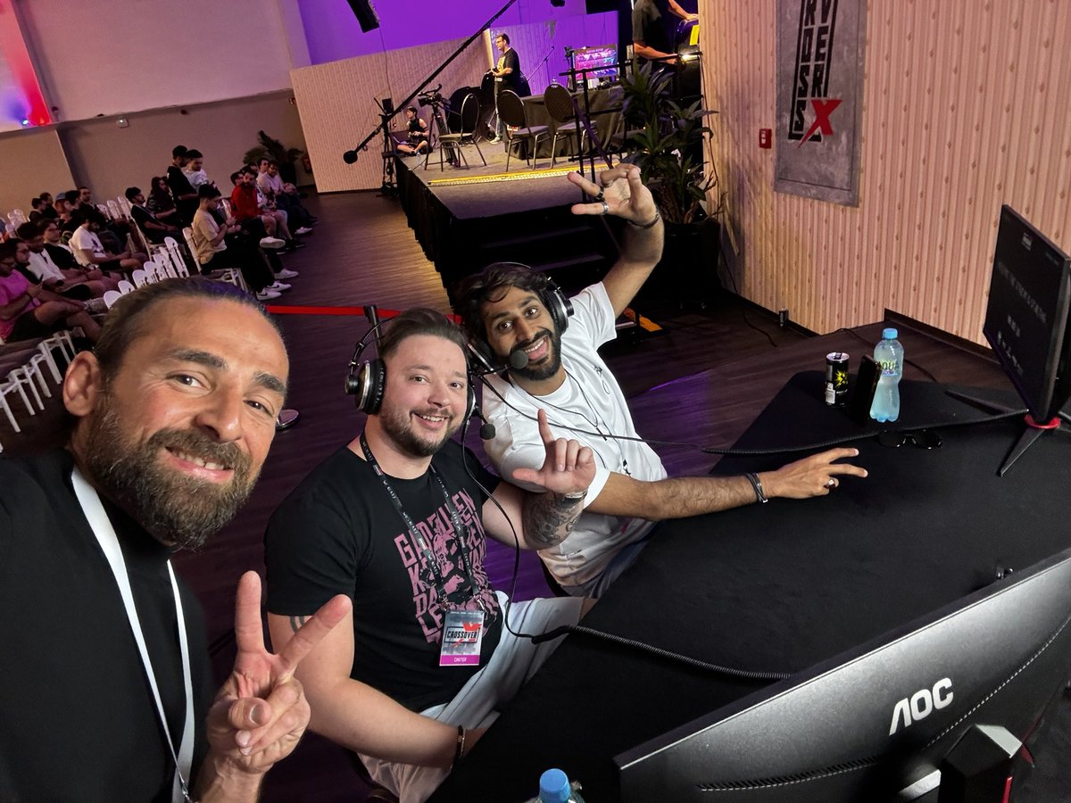 hdk_padau's tweet photo. A huge THANK YOU to our fantastic SF6 commentators, @kaution and @roozu, for their incredible work at #Crossover2024!You both did an amazing job !🙌 I’m so grateful for your dedication and the energy you brought to the event. Looking forward to more great moments together! https://t.co/DOrunMc2LS