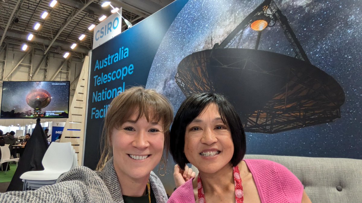 CSIRO_ATNF's tweet photo. We're here at @astronomy2024! Come say hi! https://t.co/HZasPFvrwv