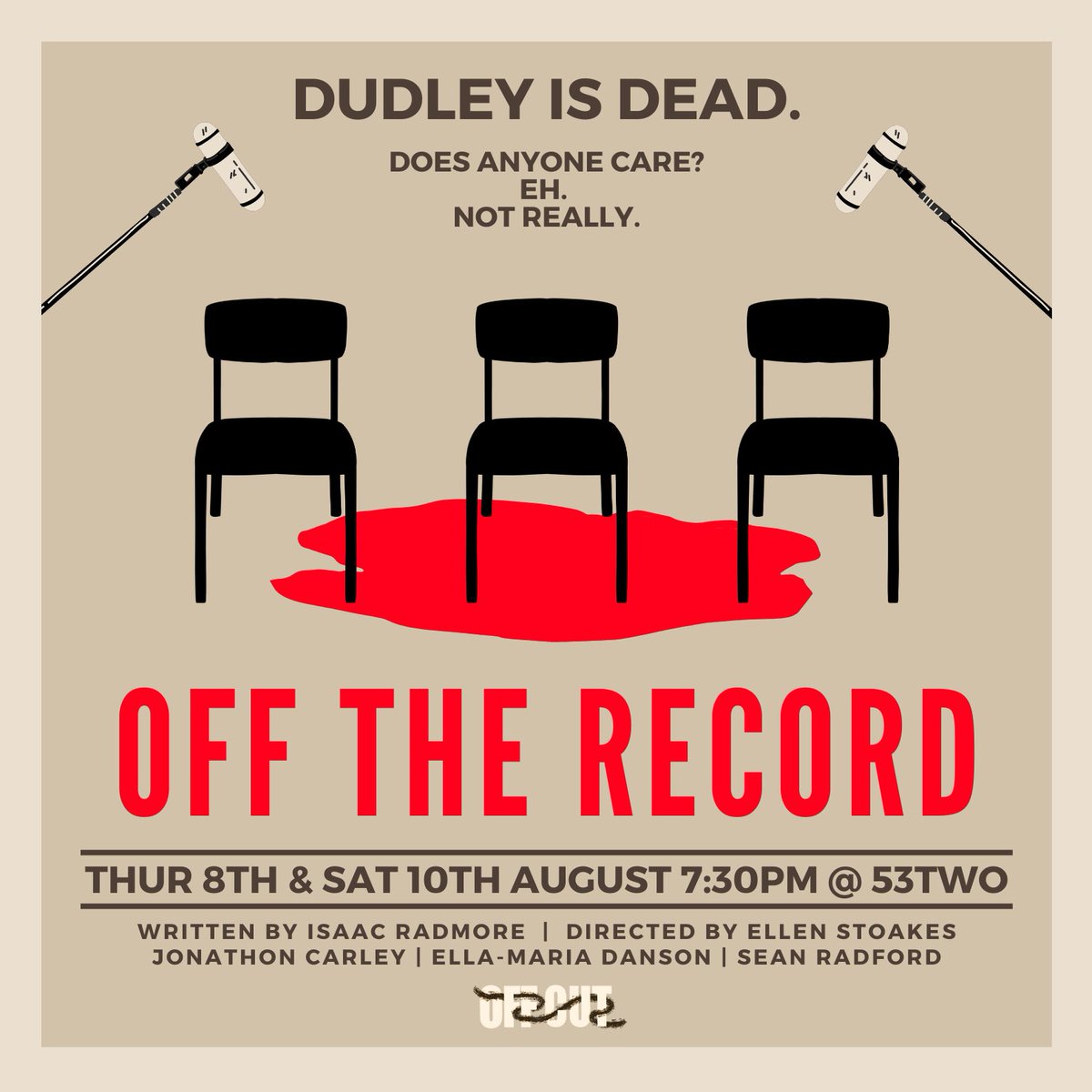 Isaac Radmore (@isaac_radmore) on Twitter photo Two days until the microphone starts recording…
Please come along and support us and a plethora of other fantastic #NewWriting at <a href="/offcutMCR/">offcutMCR</a> <a href="/53two/">53two</a> this week!
<a href="/ellen_stoakes/">Ellen Stoakes</a> <a href="/Jonathon_Carley/">Jonathon Carley</a> <a href="/Ella_Maria/">Ella-Maria Danson</a> <a href="/SeanAWRadford/">Sean Radford</a> Two days until the microphone starts recording…
Please come along and support us and a plethora of other fantastic #NewWriting at <a href="/offcutMCR/">offcutMCR</a> <a href="/53two/">53two</a> this week!
<a href="/ellen_stoakes/">Ellen Stoakes</a> <a href="/Jonathon_Carley/">Jonathon Carley</a> <a href="/Ella_Maria/">Ella-Maria Danson</a> <a href="/SeanAWRadford/">Sean Radford</a>
