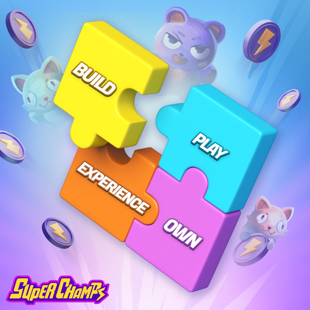 The last piece of the puzzle

Opening up the Super Champs IP

We provide the tools for developers and creators to BUILD

Driven by $CHAMP 🧩