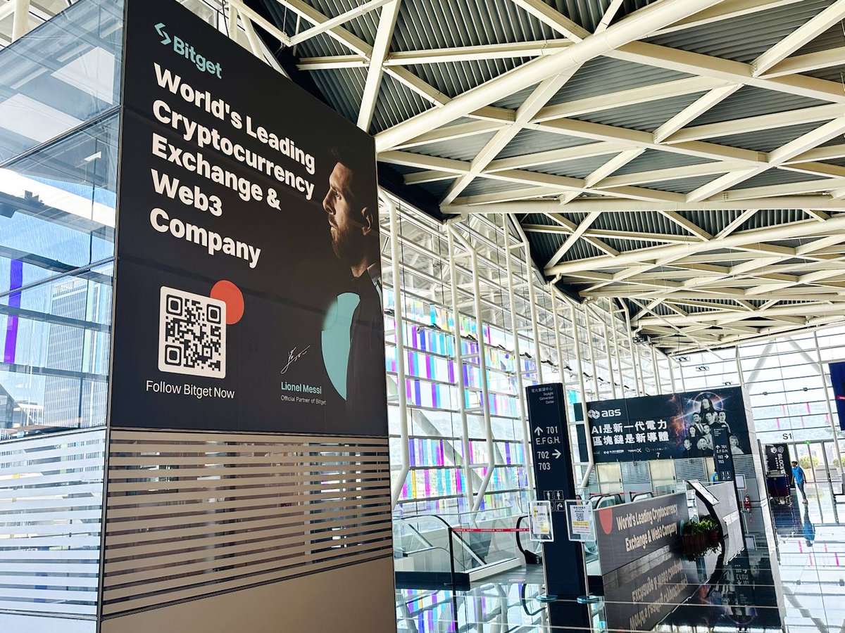 bitget's tweet photo. Exciting first day at #AsiaBlockchainSummit in Taipei!
We steal the show with #Bitget and @BitgetWallet's dominant displays everywhere, showing our strong branding and dedication to the #crypto community. 🚀
Visit booth TOS-B1 to learn about our web3 expansion and grab exclusive merchandise prizes!
#EventwithBitget #ABS2024 #TheOpenSummit