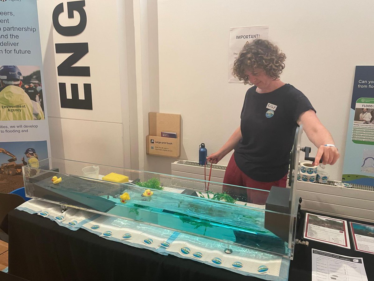 If you find yourself near the <a href="/sciencemuseum/">Science Museum</a> today or tomorrow, pop in &amp; learn about #STEM careers.

Our coastal expert Lily is running the wave tank for an audience of 3-17 yr olds.

Look for her and other EA colleagues in Technicians: The David Sainsbury Gallery on Level 1.