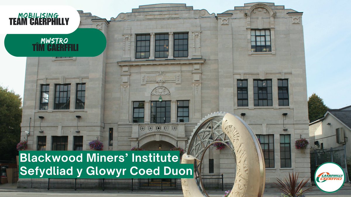 CaerphillyCBC's tweet photo. 🗣️ Blackwood Miners’ Institute Consultation

Your feedback is crucial as we reconfigure our services to meet the severe financial pressures that the local authority is currently facing.

💭Have your say: https://t.co/XfXMkVSOPd https://t.co/NHD1ysO9pi