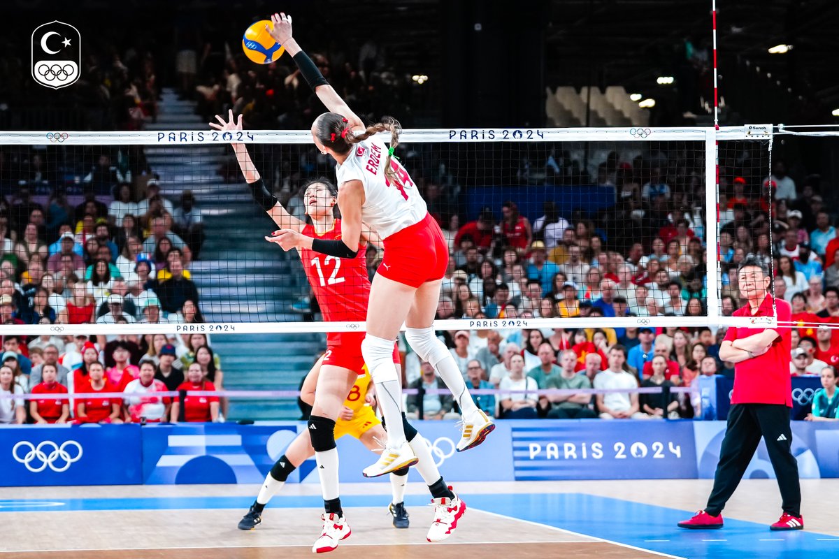 🇹🇷 Yarı Finaldeyiz! Yarı Finaldeyiz! Yarı Finaldeyiz! 

Harikasınız #FileninSultanları, sizinle gurur duyuyoruz! 👏

#Paris2024