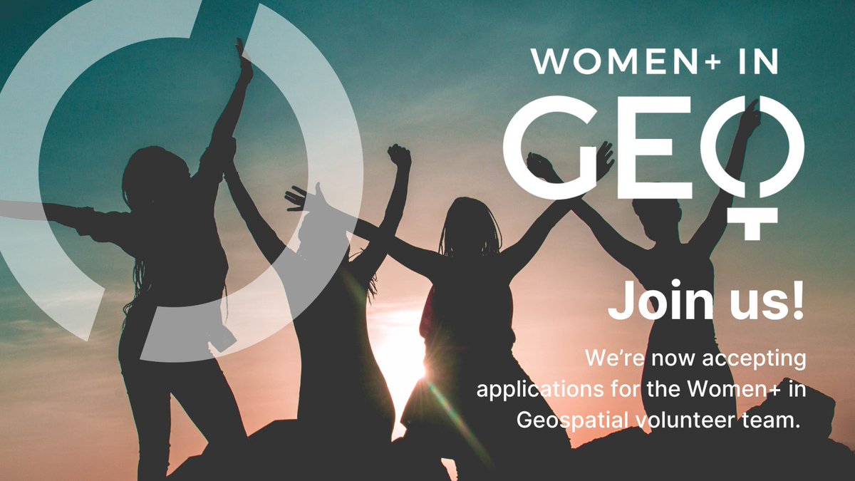 Women+ in Geospatial tweet media