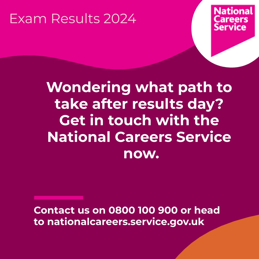 Learn about higher education! 🙌 #Results2024

Higher education is the name for qualifications and courses you can take after 18, like diplomas, foundation years and bachelor degrees.

Wondering what path to take after results day? Get in touch now 👇

nationalcareers.service.gov.uk/exam-results