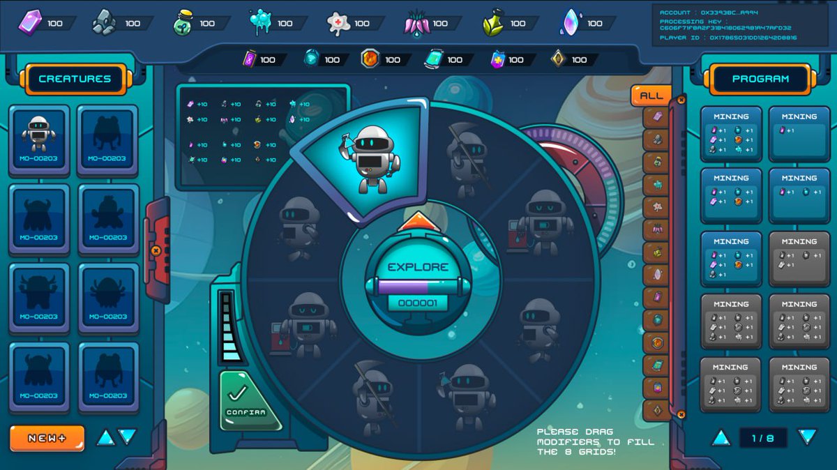AutomataWeb3's tweet image. 🔍 What to Know: Automata! 
🪐 Simulated Ecosystem: Build a balanced, self-sustaining ecosystem.  
🤖️Robot Command: Guide advanced robots in their mission.
💎 Resource Mastery: Keep your colony thriving with strategic management.     
Stay tuned! #AutomataGame #Titan 🚀🪐