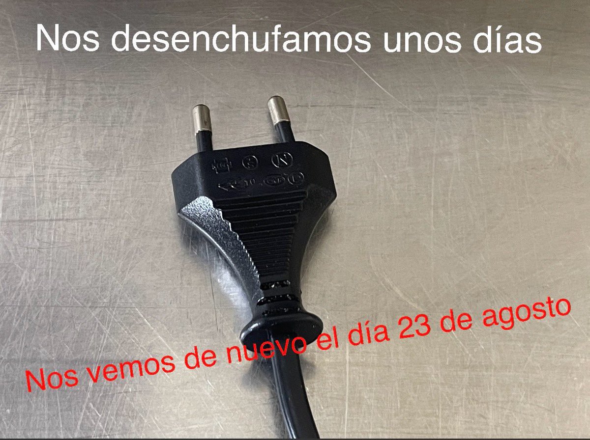 Descansamos unos días ser buenos y nos vemos a la vuelta