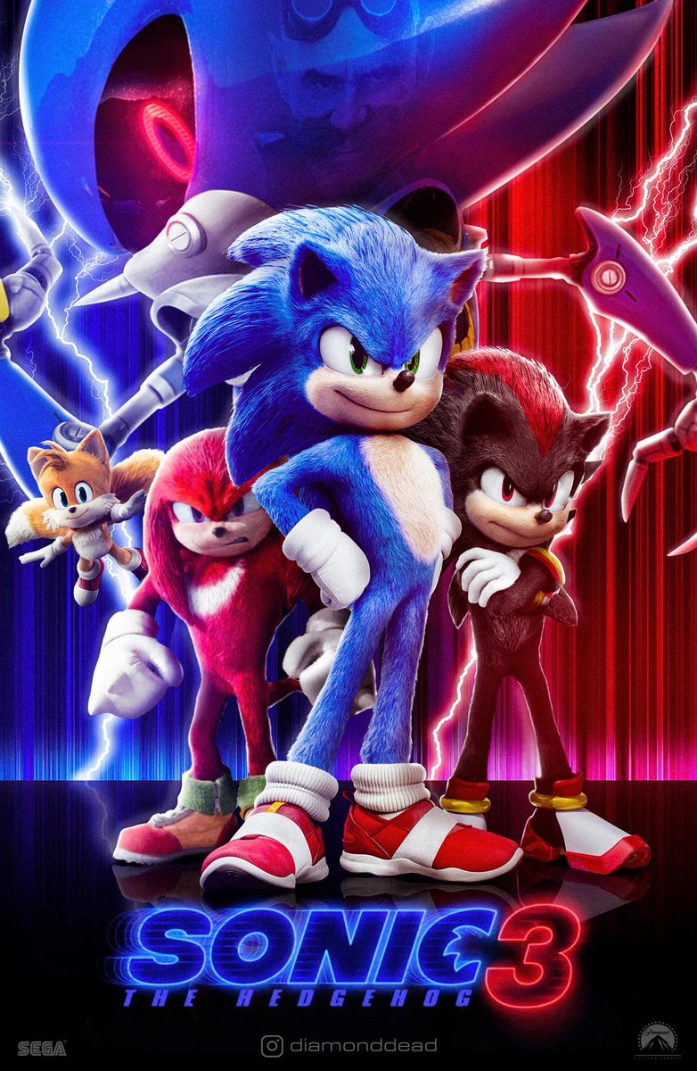 ✦ Sonic 3 Trailer

Sonic 3 trailer may not come out in August! There were reports that 1 trailer will come out in September. It is possible that the trailer will come out after some movie released by paramount.

#SonicMovie3