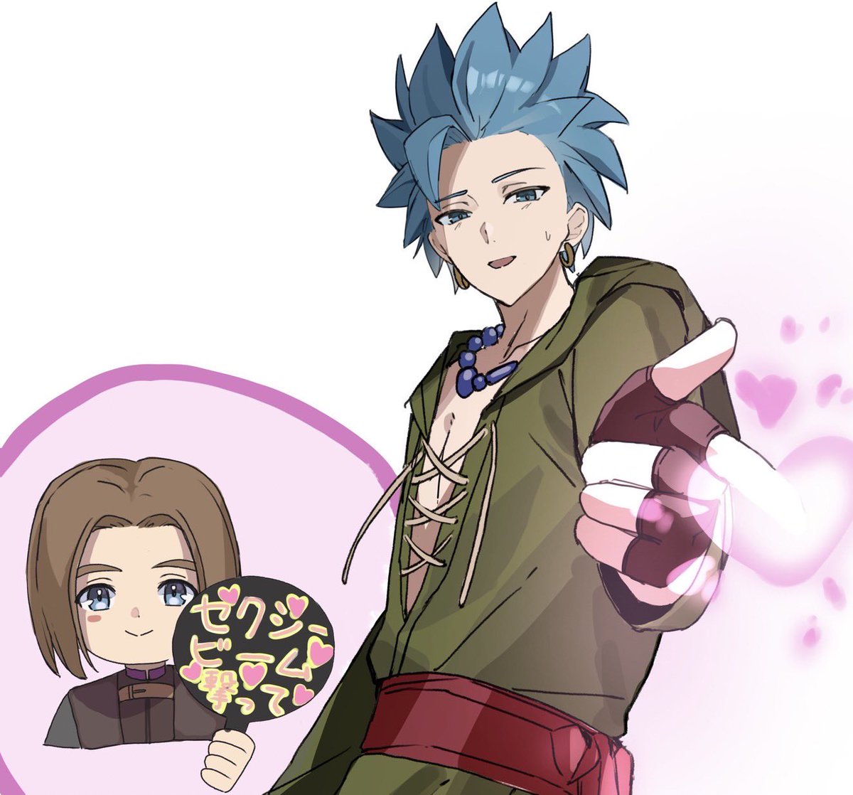 ミュ、セクシービーム撃ってくれな落描き