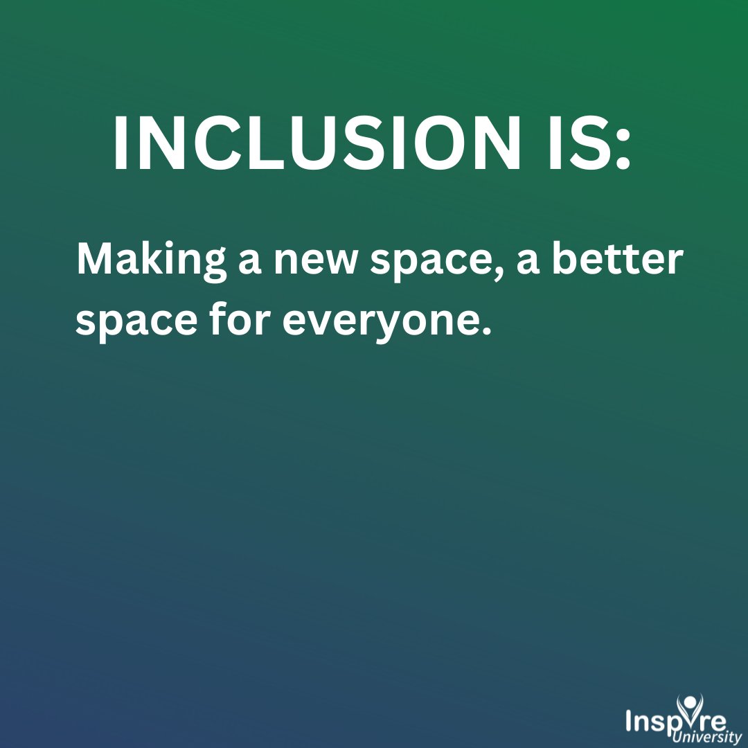 JonathanSlifka's tweet photo. Inclusion is making a a new space, a better space for everyone. #InspireU #DisabilityInclusion #DisabilityAction #InspirationalSpeaker #MotivationalSpeaker https://t.co/CqdW2WhqfY