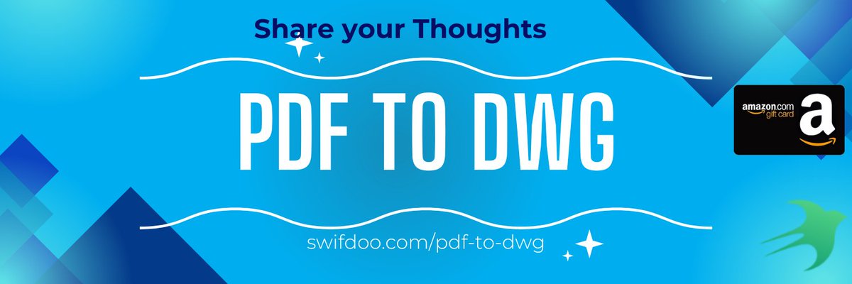 📢 Share your thoughts on our PDF to DWG converter for a chance to win an Amazon gift card !
Enter: swifdoo.com/pdf-to-dwg
✅Share+🔄+Screenshot
To #win:
🏆 Amazon gift card $50
🏆 SwifDoo PDF PRO
#PDFtodwg #pdfonlineTool #swifdoopdf
Ends on August 31, 2024, 📢 GL!!!