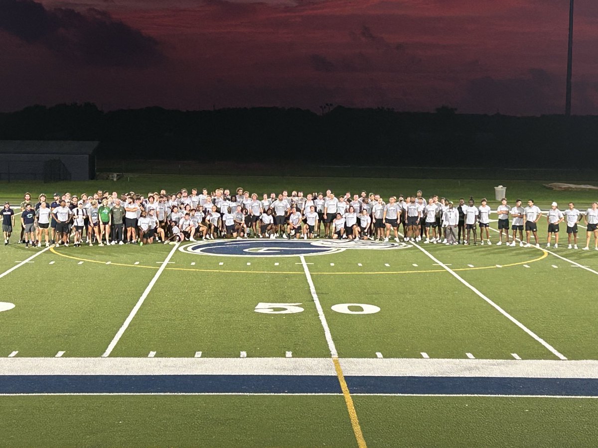 Excited for Day Two of August Football Camp. Welcome to the 2024 Ave Maria Football Team!