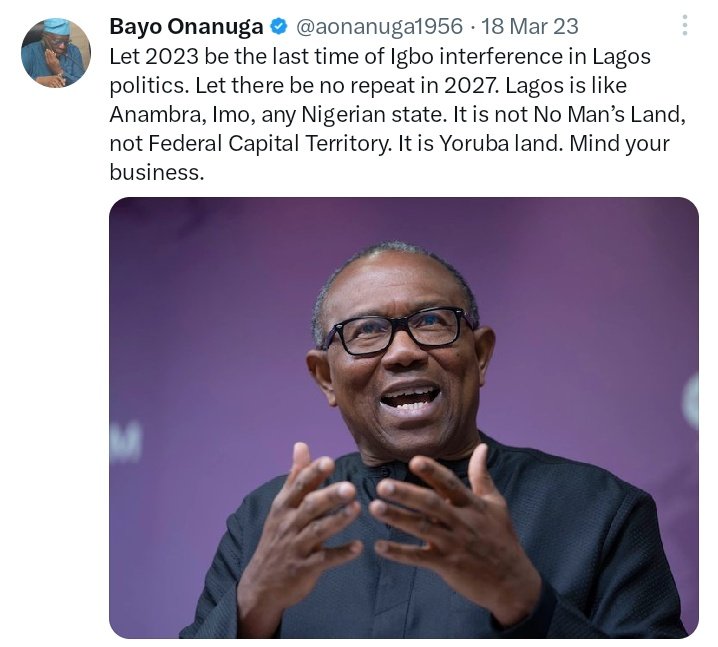 OnlyNedu's tweet photo. Job 32:7 reads, 'I thought, “Older men should speak. They have lived for many years and they should share their wisdom.”'

Regrettably, the remarks Mr Onanuga @aonanuga1956 made during the election and continues to make fall short of the wisdom we aspire to as a collective.” https://t.co/mHVoKrVStD