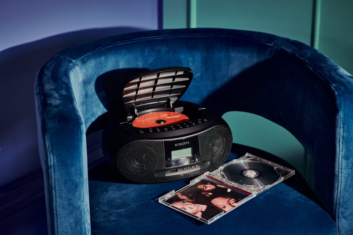 We all know someone who still collects CDs. Tag them!

The Product is the Roberts Radio ZoomBox 4.
#CDCollector #MusicLover #VintageAudio #RobertsRadio