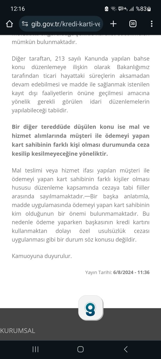 Dün gece paylastigim yazımı destekler şekilde GİB den açıklama geldi.. Şimdi umarım taşlar yerine oturur..