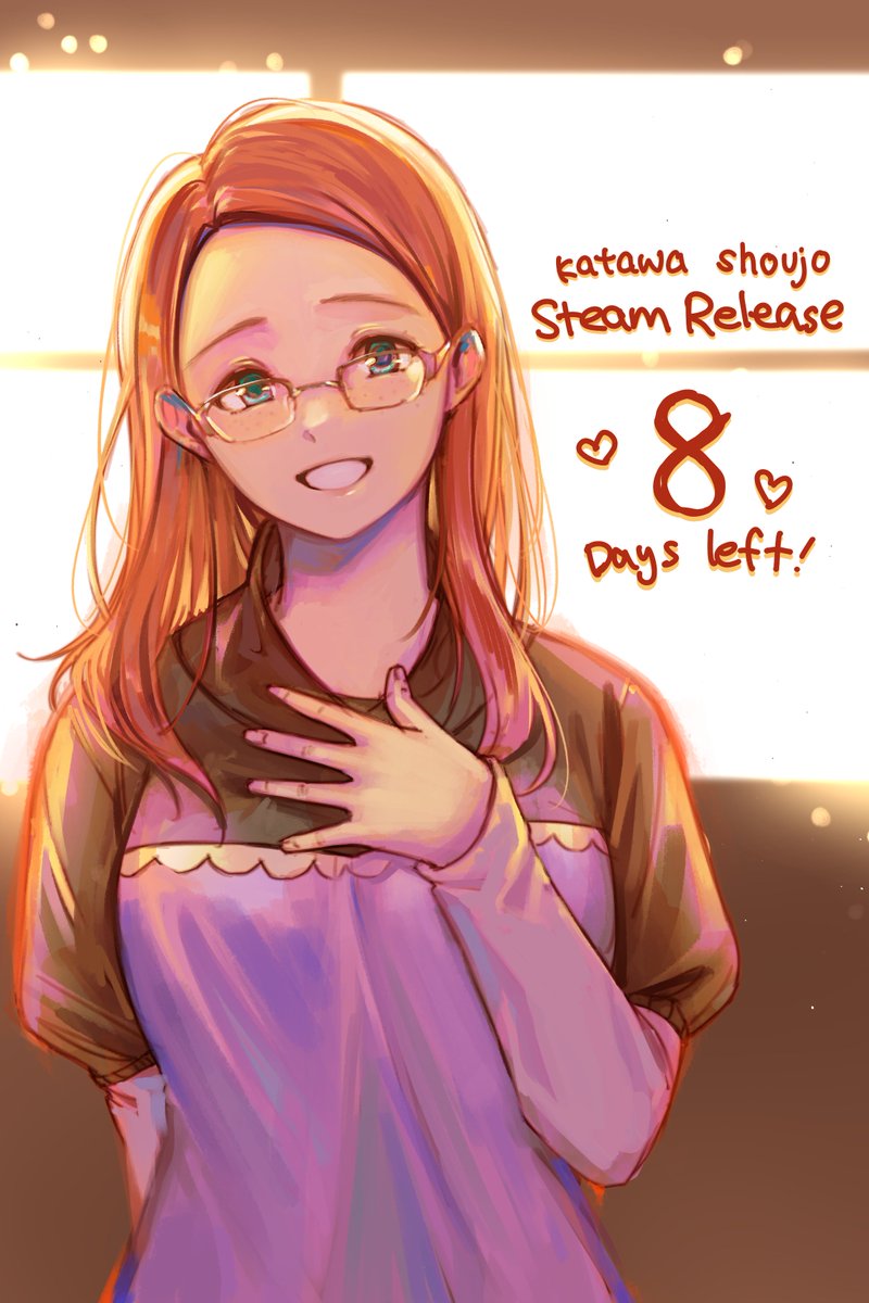 fourleafstudios's tweet photo. Katawa Shoujo will be releasing in 8 days on Steam! 
Today's illustration by sonnet ☆

https://t.co/ZzmWoFctSh https://t.co/mUckFOJ6TU