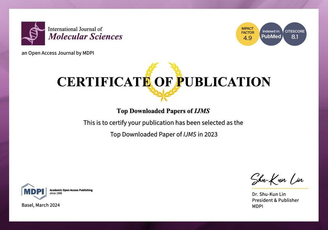 germandv_'s tweet photo. It's a pleausure to inform that the paper "Systematic Review and Meta-Analyses of Aminopeptidases as Prognostic Biomarkers in Amyotrophic Lateral Sclerosis" was selected as the Top Downloaded Papers of IJMS in 2023. Congrats to my peers! @barbra21_ @ANABELSEGARRA @IJMS_MDPI https://t.co/vkBsLQtXXW