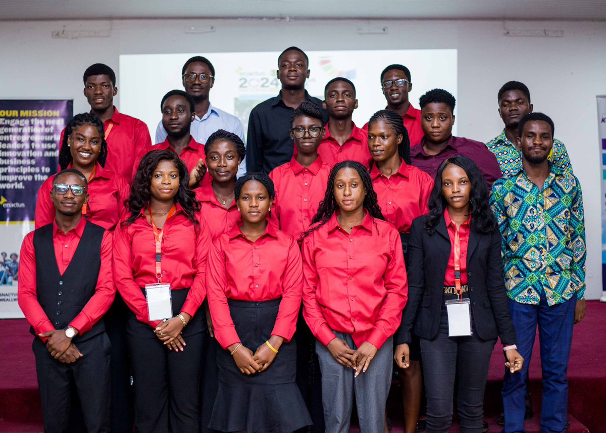 UenrSrc's tweet photo. ENACTUS UENR won  2nd Runner-up at the Enactus Ghana Expo’24, held in Accra on July 19. The team presented their innovative project “Crop, Livestock, Aquaculture, Farmer’s Farmer (CLAFF)”which offered creative solutions to real-world problems. We’re proud of you guys!❤️

#UenrSrc https://t.co/M76PWu0Qjf