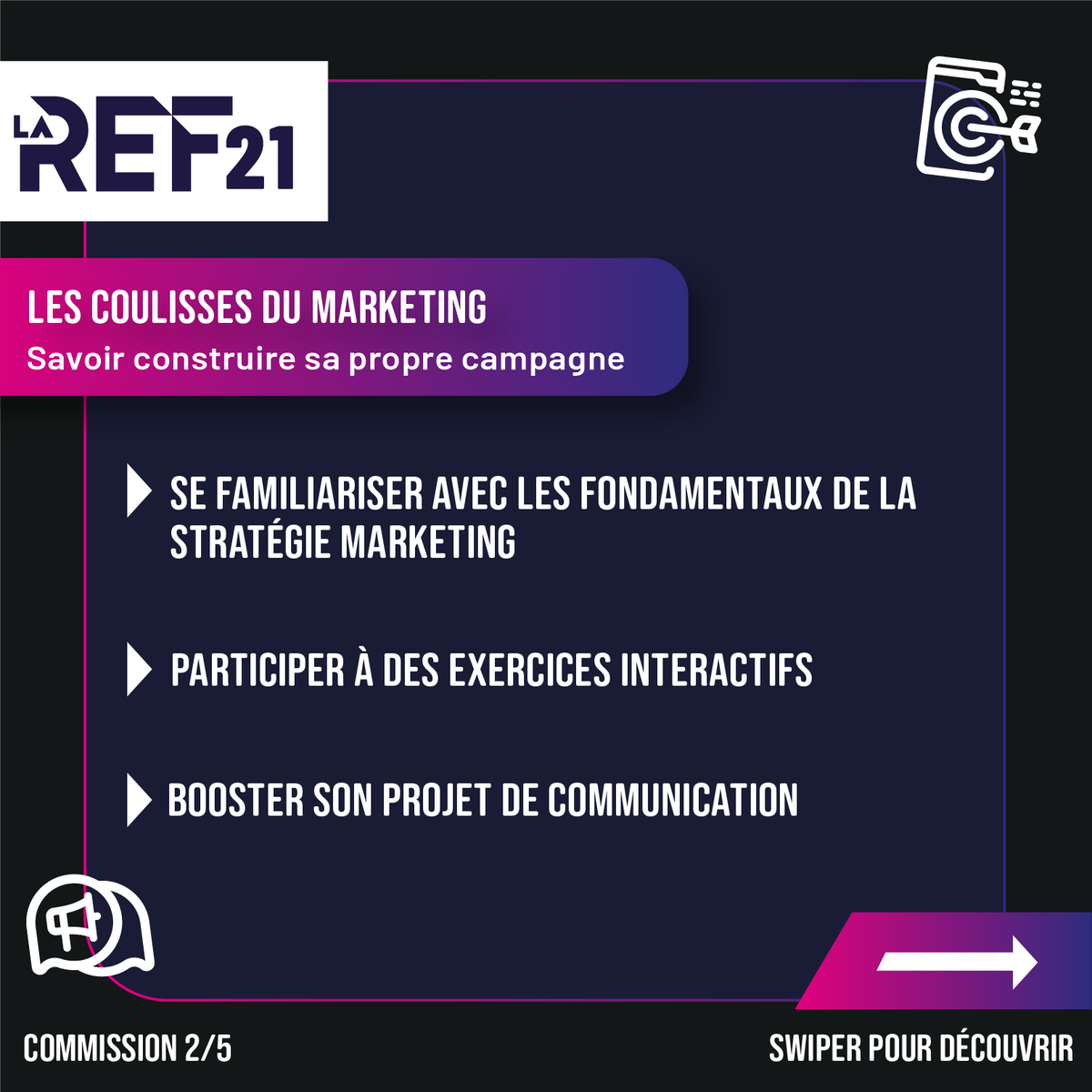 medef21's tweet photo. 💻 Nous vous présentons aujourd’hui le programme de la Commission Marketing - Communication.

‼️ Plus de détails sur notre page LinkedIn et notre compte Instagram.

💡 RDV le jeudi 7 novembre 2024, restez connectés pour découvrir le travail des prochaines commissions ! https://t.co/qGbyciqW5C