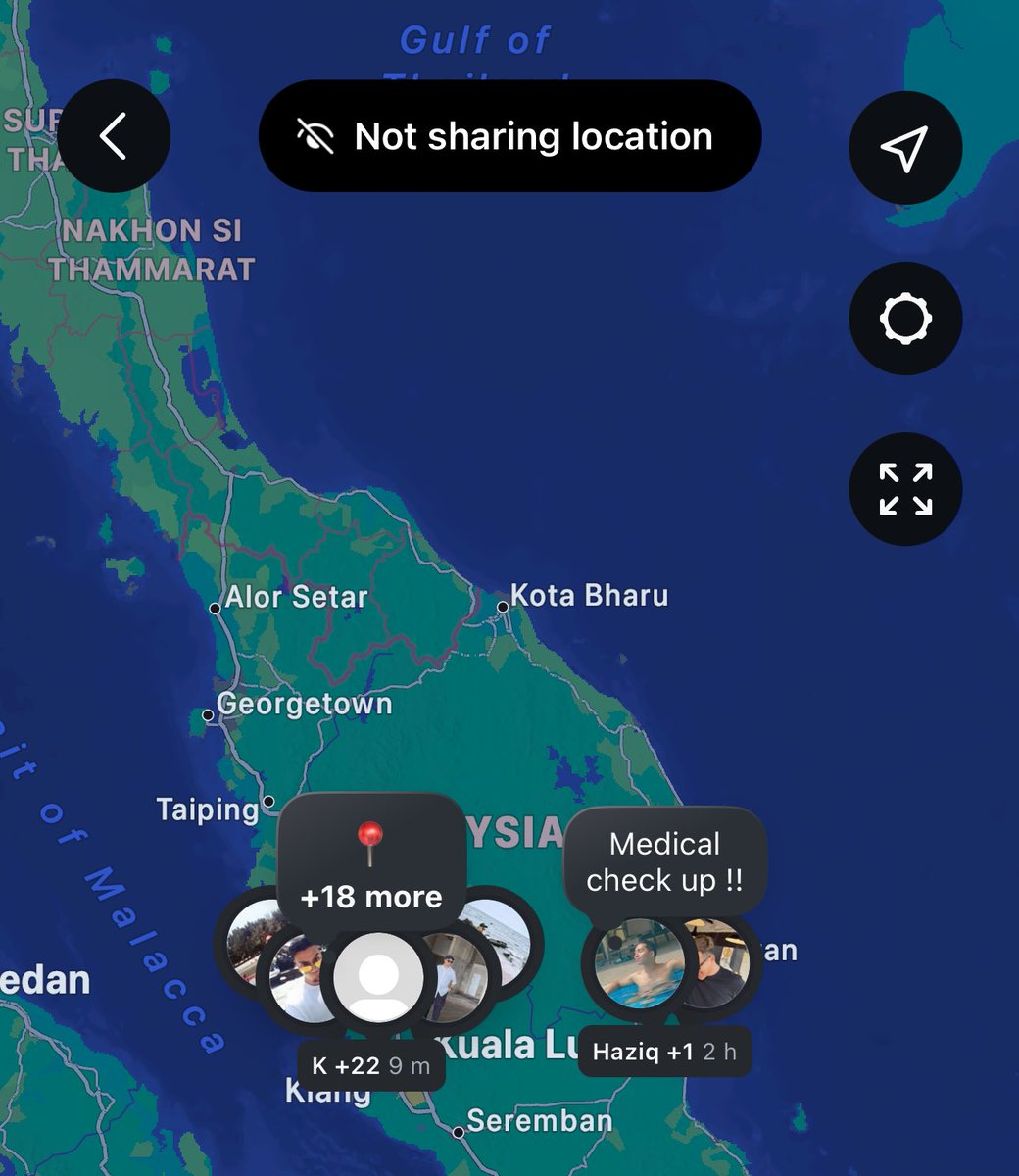 JatIkhwan's tweet image. Apa kejadah korang nak gi share live location di instagram tu ya? Ya allah makin sakan lah penjenayah, stalker, pembunuh, perogol etc tahu lokasi korang. Pelik pelik lah