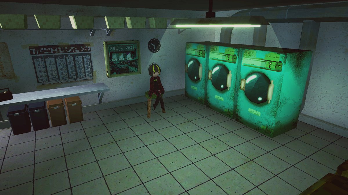 4GamerNews's tweet photo. 90年代の日本を舞台としたホラー「LAUNDRY（ランドリー）」のストアページが公開に。コインランドリーに通う少女の日常が非日常へと変化する

https://t.co/l1gp6CVwJe

ローポリゴンなグラフィックスや，定点カメラ＋ラジコン操作が特徴 https://t.co/fia3XOUYxx