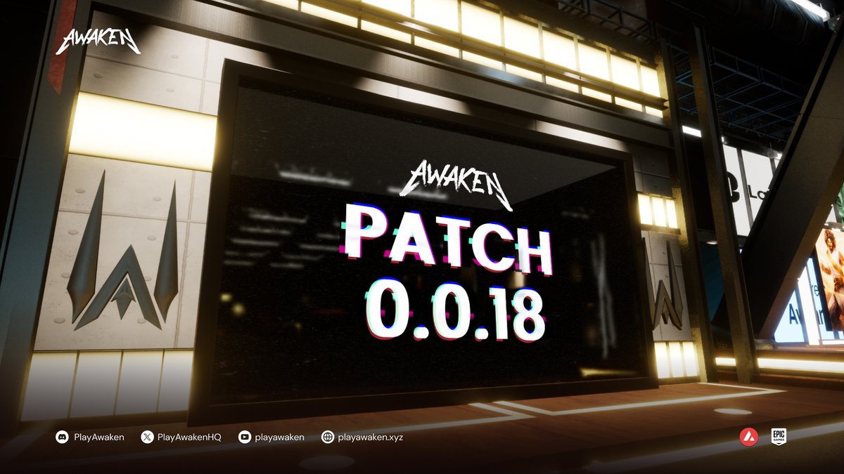 PlayAwakenHQ's tweet photo. 🚗✨ We are thrilled to have you all drive through Asgard and explore a bunch of new features in v0.0.18!  

👉 Check out all the exciting new updates coming your way! 🎮✨

📍https://t.co/ozzVOpea06

#PlayAwaken #GameOnAvax #Web3Gaming #FightingGame https://t.co/7LNI88Gf3o