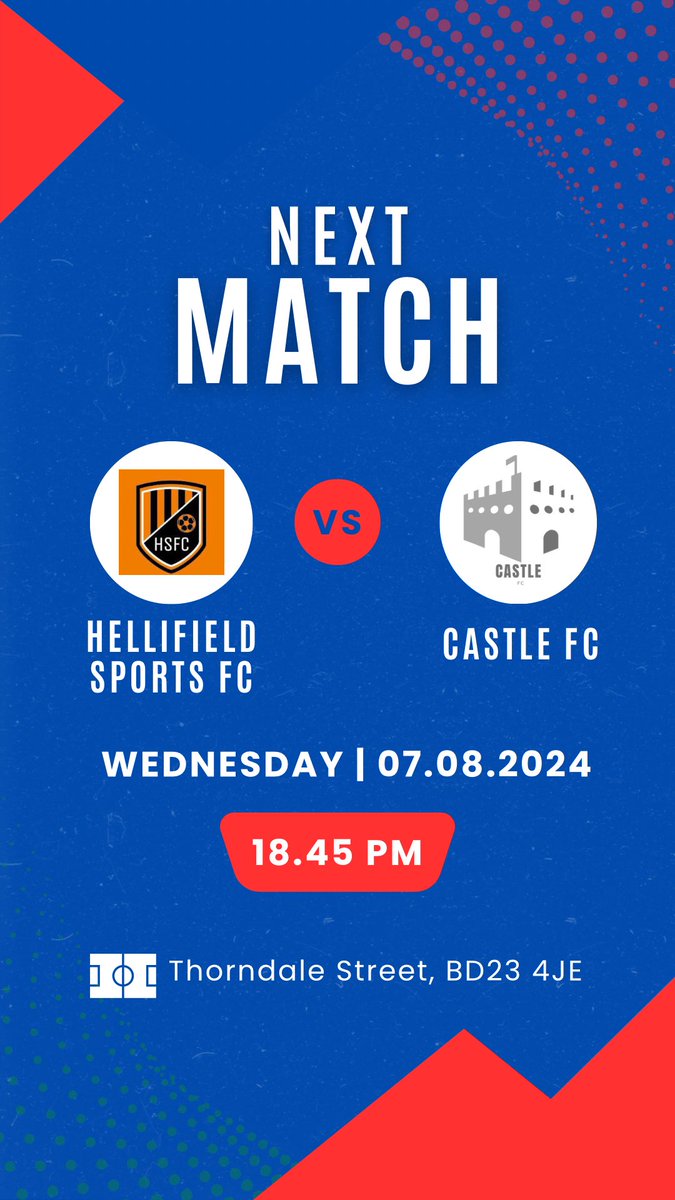 Hellifield Sports FC (@hellifieldfc) on Twitter photo Thanks to <a href="/_CastleFC/">Castle FC</a> for stepping in tomorrow to play a friendly. Always nice to play teams from other leagues. Looking forward to this <a href="/CravenFa/">CravenFA</a> <a href="/mid_lancs/">Mid Lancs Football League</a> <a href="/WestmorlandFL/">Westmorland Football League</a> Thanks to <a href="/_CastleFC/">Castle FC</a> for stepping in tomorrow to play a friendly. Always nice to play teams from other leagues. Looking forward to this <a href="/CravenFa/">CravenFA</a> <a href="/mid_lancs/">Mid Lancs Football League</a> <a href="/WestmorlandFL/">Westmorland Football League</a>