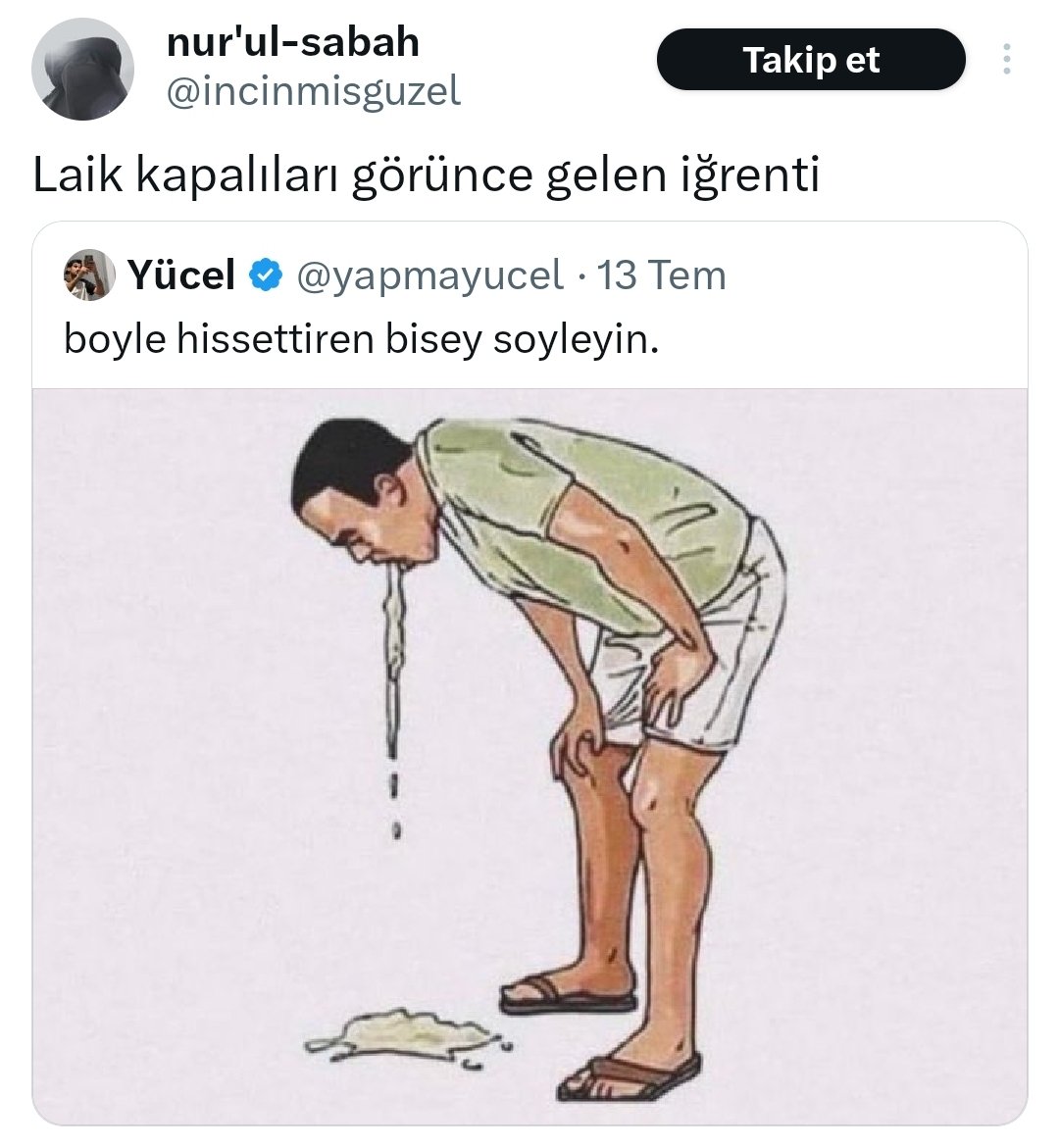 Uzaktan8138's tweet photo. Eczacı bu!
Kendisi gibi tesett��rlü bir kadına, sırf Anıtkabir'de fotoğraf çekindi diye;
"Sizi de itler gibi uyutacağız" diyen bir eczacı!! Yanlışlıkla yolunuz düşer ilaç falan almaya kalkarsanız dikkatli olun!! https://t.co/ZHErUCHK6T