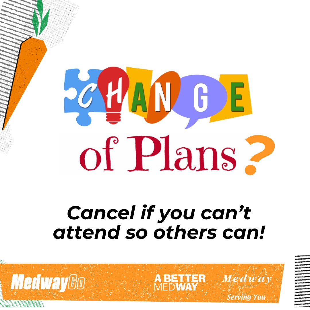 Had a change of plans and can no longer attend your booked activity? Cancel your booking and free up the space so that another child can attend.

Find out more - orlo.uk/fhrR6