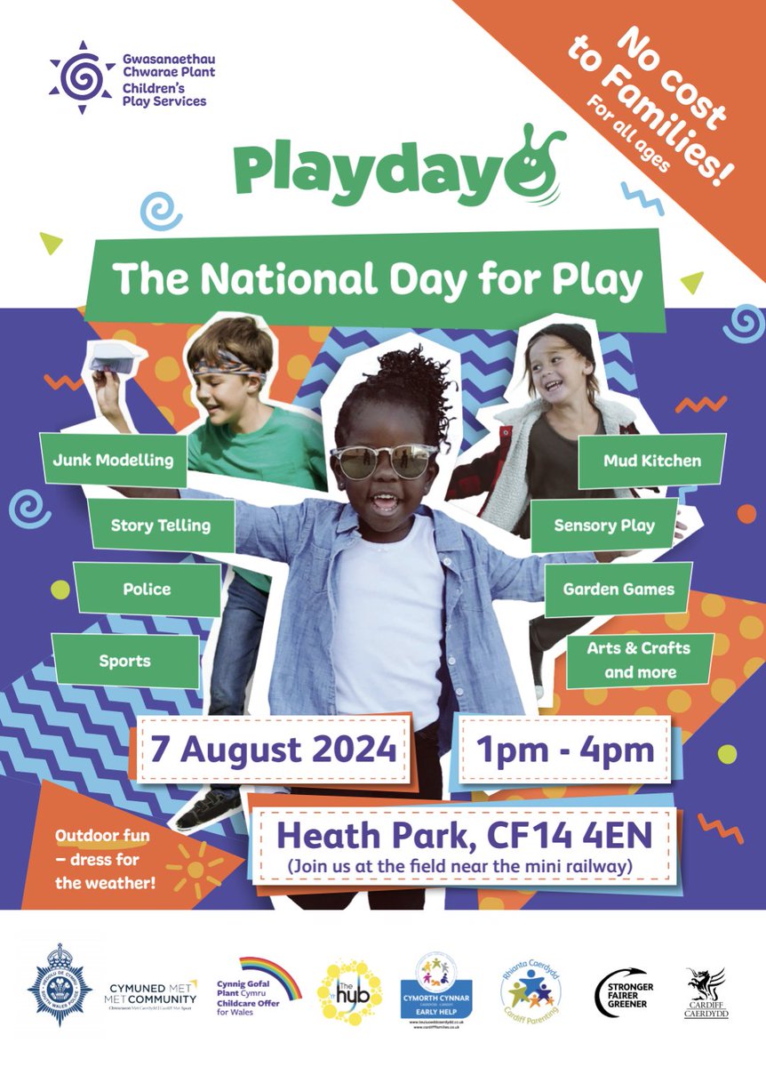 One more sleep until our Playday event at Heath Park tomorrow. 

Join us for an afternoon of free family fun. More here: orlo.uk/Eu3tS