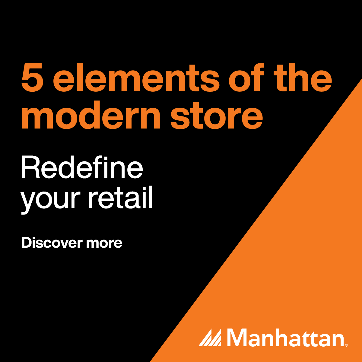 ManhAssocNews's tweet image. We think that there are 5 key elements that define the modern store experience. Can you guess them?

manh.com/lp/the-modern-… 

#ModernStore #CX #RetailTech #MobileTech #RetailSales #PointofSale