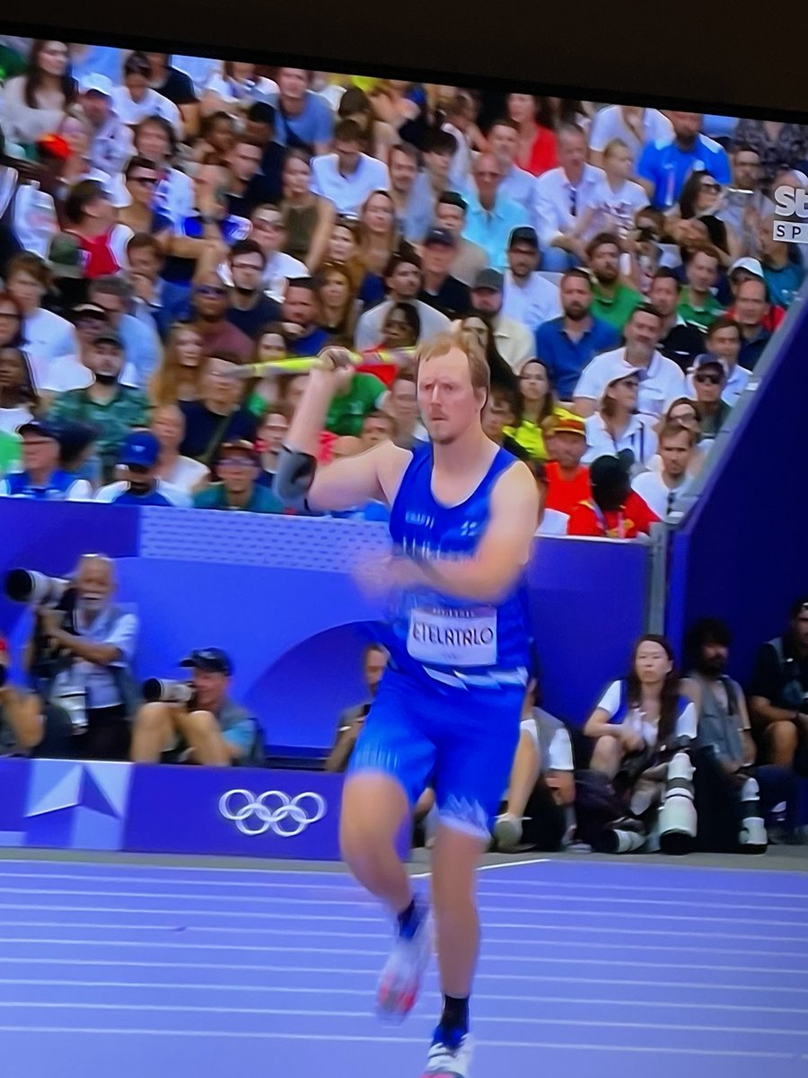 Was surprised to see Simon Pegg competing in the javelin in Paris