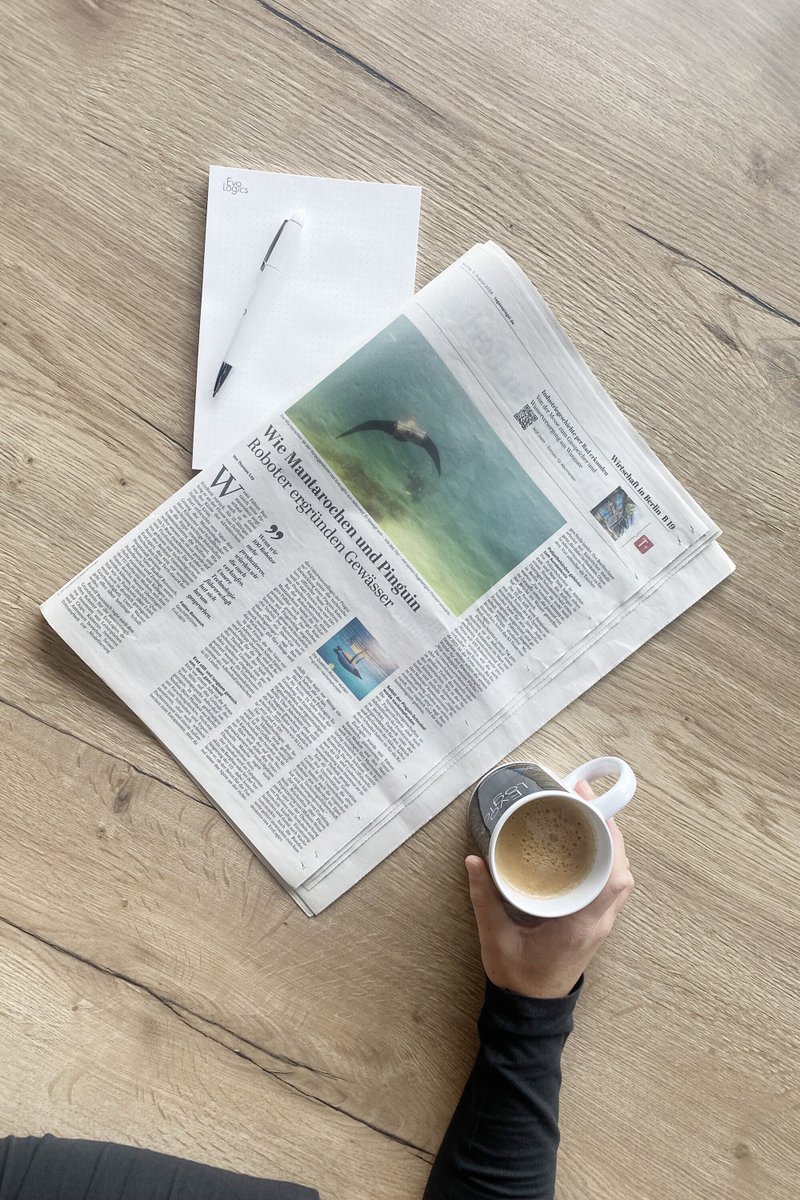 A lunchbreak read with <a href="/Tagesspiegel/">Tagesspiegel</a> Berlin 📰  

For the Monday issue, we spoke about the EvoLogics journey, our nature-inspired products, and our expansion in Berlin-Adlershof.  We are excited to continue growing in Berlin and drive innovations in marine technology! 🌊 🐧 🚀