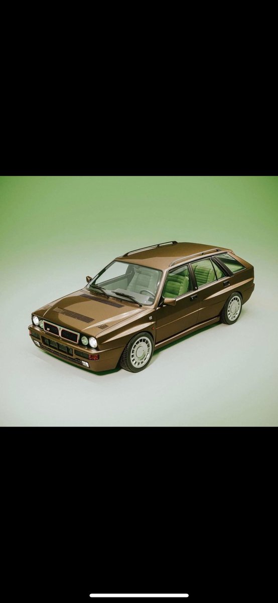 Lancia delta integrale estate!!!! In brown!!!! 🤤