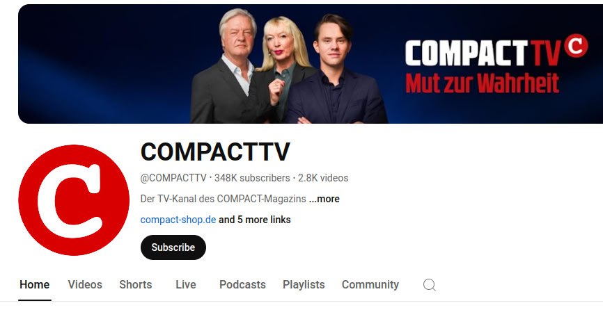 Dienerin zweier Herren? 
Die Frontfrau des jetzt verbotenen #CompactTV, Stephanie Elsässer, war bis zuletzt auch über zwei Jahre lang als Mitarbeiterin einer #AfD-Politikerin im Bundestag angestellt. 
Wie unabhängig war sie als Journalistin? zeit.de/gesellschaft/z…  [Z+]