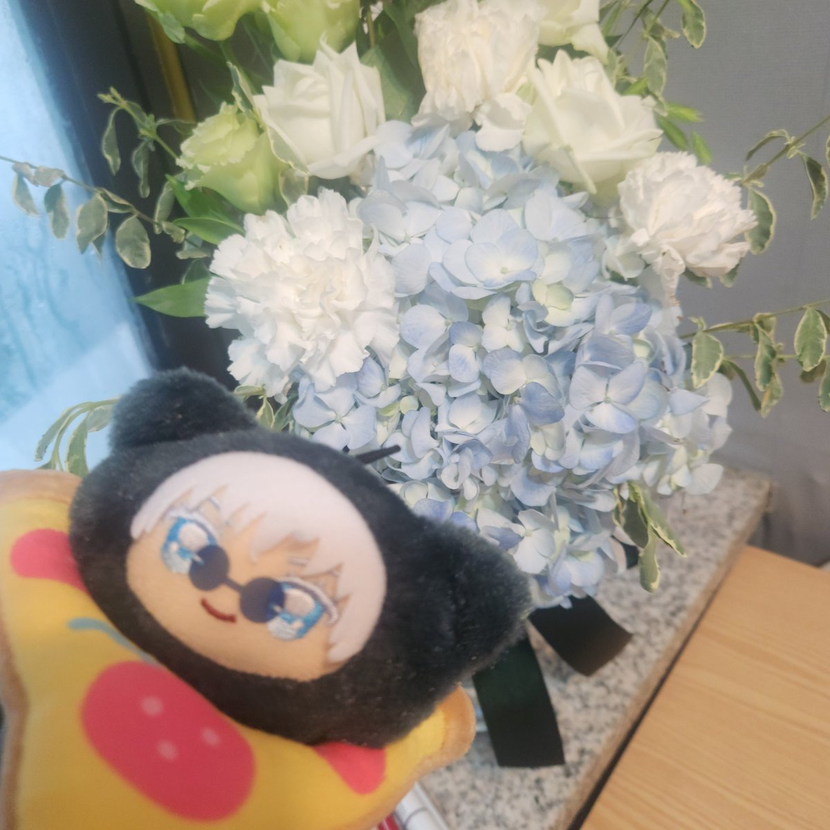 kanemida's tweet photo. 독립기념 꽃다발💙🩵 https://t.co/Y2Lxcyd7RF