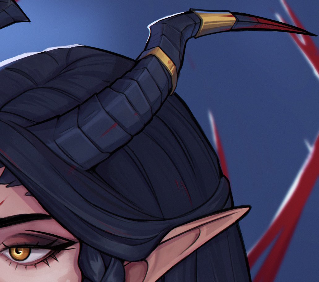 In celebration of Baldur’s Gate 3’s anniversary last week I finally finished my dark urge tiefling! Swipe for details 🖤✨

I love this game so much! 🥹❤️

#bg3 #bg3fanart #tiefling #bg3durge #durge #fanart #fantasyart #artmoots