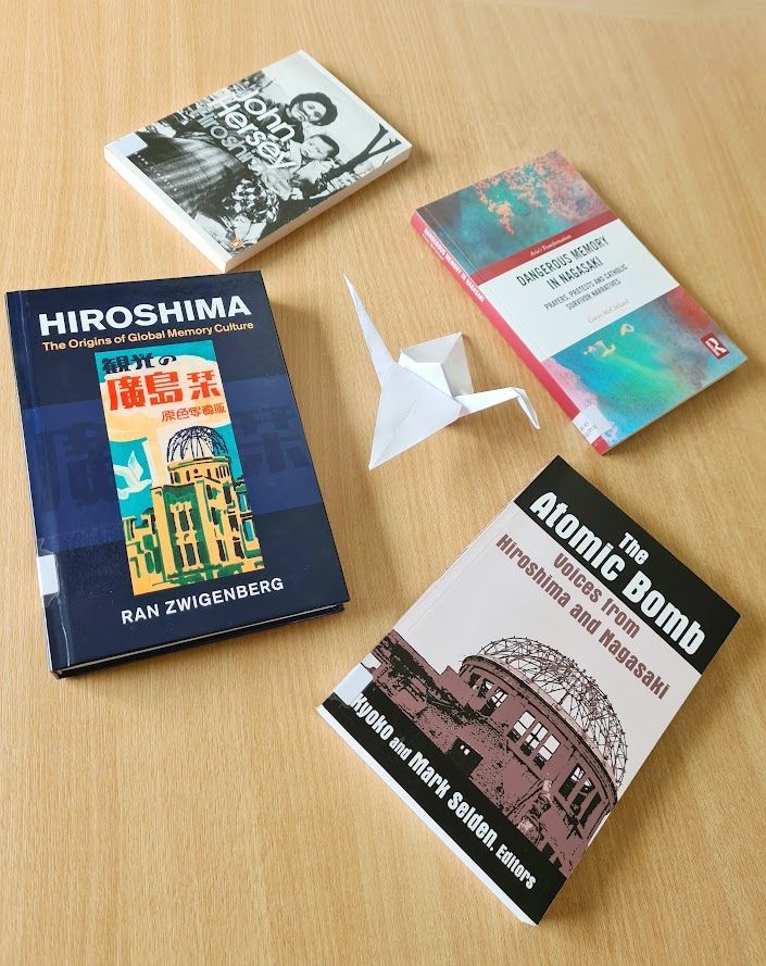 IHR_Library's tweet photo. In the Military collection readers can consult survivors' textual and visual accounts of the atomic bombings of #Hiroshima and #Nagasaki as well as works on how these two events have been remembered and the extent in which they exert an influence on the present. #広島市 #長崎市 https://t.co/Asz7OSXVtR