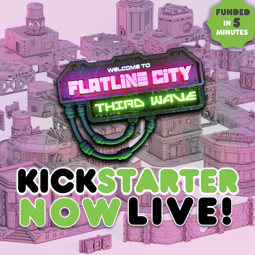 SaucermenStudio's tweet photo. FUNDED IN FIVE MINUTES!
Our TENTH KICKSTARTER is now LIVE!!
Back the project at https://t.co/anclF4aIUB

#warhammercommunity #terrain #40kterrain #wargaming #cyberpunk #kickstarter https://t.co/Ly2RkwQXGT