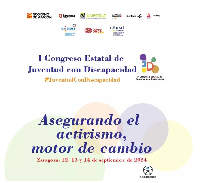 capacesnews's tweet photo. #Eventos Más de 125 jóvenes con #discapacidad  definirán en Zaragoza el futuro del activismo, vía @Fundacion_ONCE @Cermi_Estatal @CERMIAragon. https://t.co/lUbvvMPWQj https://t.co/z3l5F1hwtX