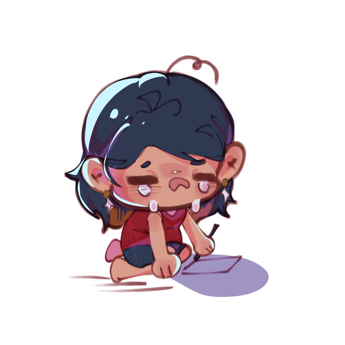 I've been having a hard time finding motivation to draw lately. Not only that, but I'm struggling to find the right coloring style for me. :((
I want my art to look pretty, but at the same time I want to have fun!
#chibi #art
