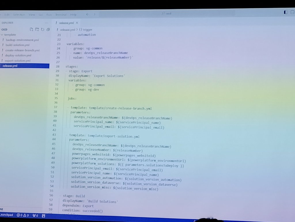 Congrats to Danish Badr @ DXC Technology for his first talk at Sydney Biz Apps Meetup tonight on CI / CD pipelines in Azure