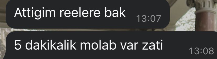 Şu özveriye bakın yetmedi telefonla aradı (galiba galiba instadan attığı videoları izlememi istiyor…