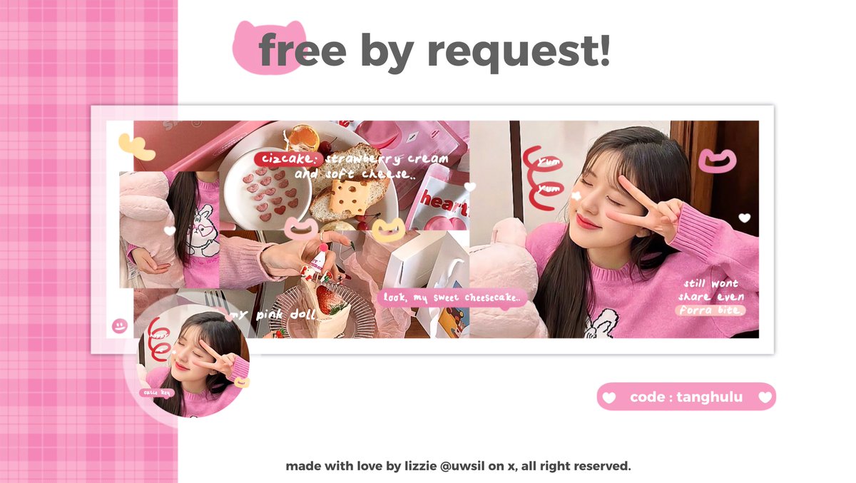 help repost, please? thank you! 💬

haiii! hari ini (06/04) ada 4 FREE LAYOUT BY REQUEST dari beberapa katalogku, dalam rangka kak jonah’s [ <a href="/youngcblood/">Jonah.</a> ] birthday!! 🥳🎂⭐️

untuk rules dan informasi lainnya bisa cek direply yah₊  #zonauang #zonaba