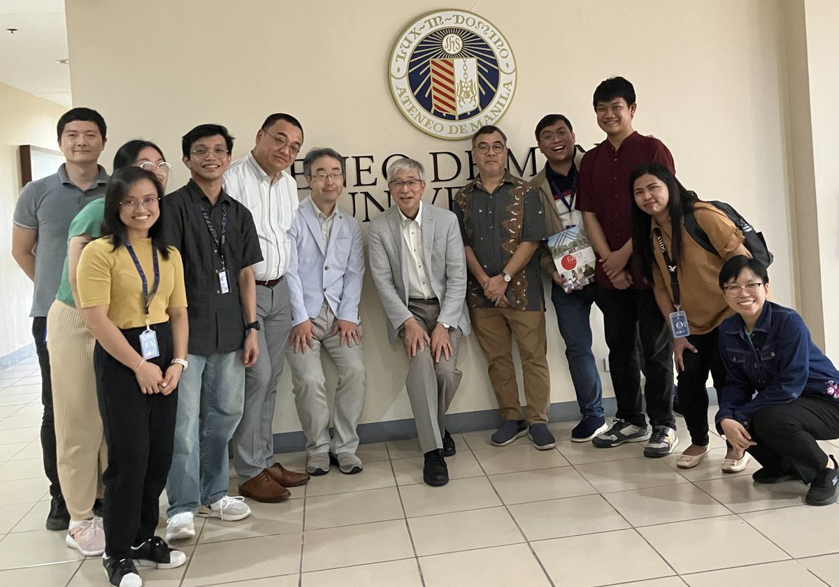 Prof Kawai visited ADMU, found a lot of welcoming smiles, two of them will soon join us in NAIST!