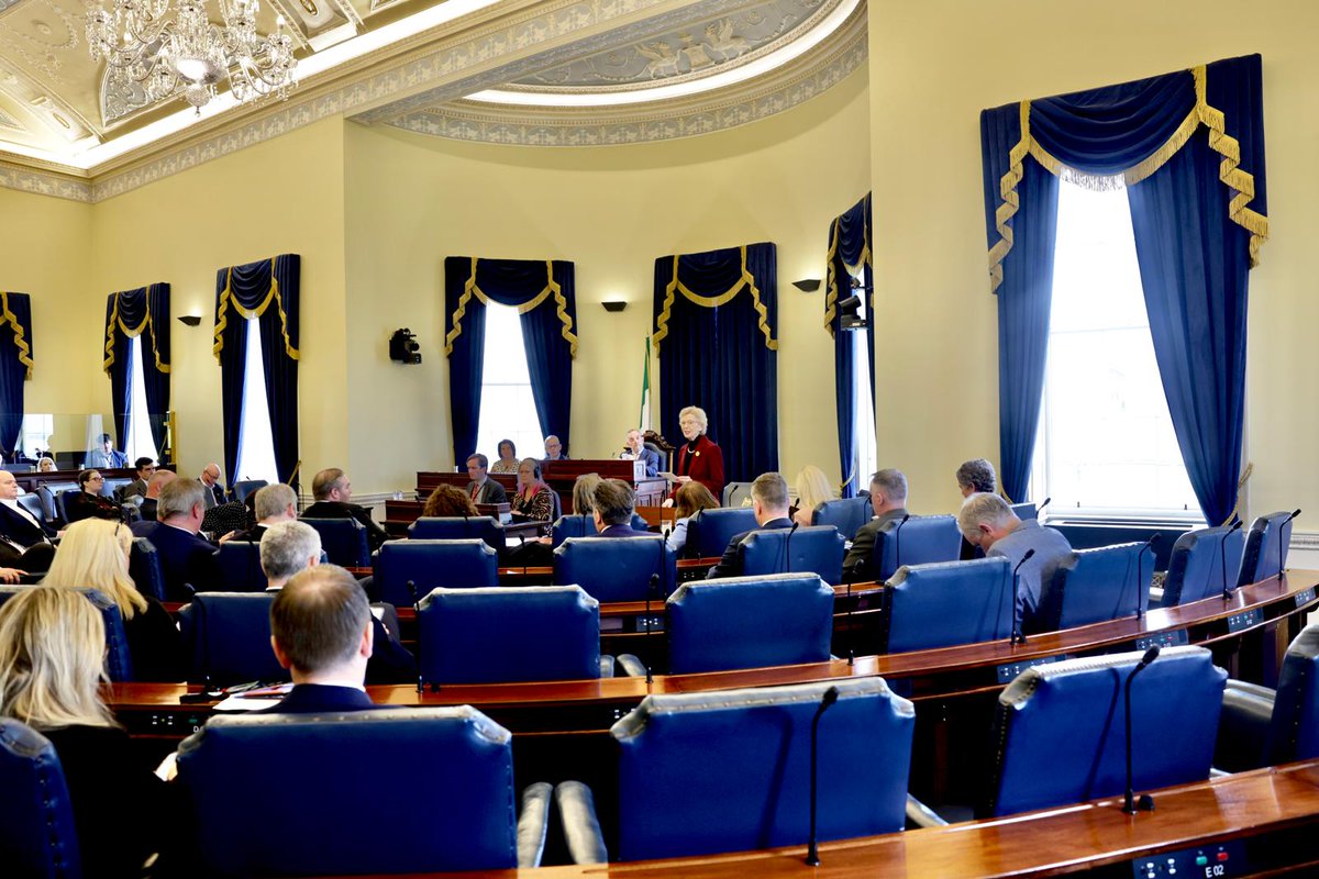 OireachtasNews's tweet photo. In June, former President of Ireland, Mary Robinson addressed Seanad Éireann. Mrs Robinson focused on the ongoing climate emergency & emphasised the urgency to listen to climate justice leaders. #SeeForYouself
📸 https://t.co/oyRxjdLCW8
Read more https://t.co/Xqcy5r4Xty https://t.co/H0qorZMF2n