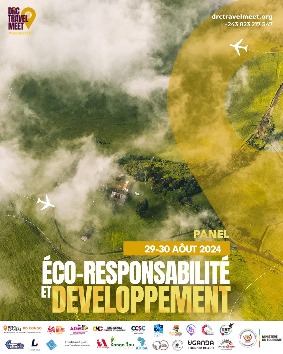Drctravelmeet's tweet photo. #PANEL_2 | « l’eco-responsabilité pour un développement durable »
Objectif: comprendre les enjeux d’une gestion environnementale pour permettre un réel développement socioéconomique.
Panelists:
👉🏼@ML62826092,
👉🏼@alkitenge,
👉🏼@BettyIchan,
👉🏼@ngangay_y
👉🏼 Mr PHELLY Balayi. https://t.co/f91MYviNu3