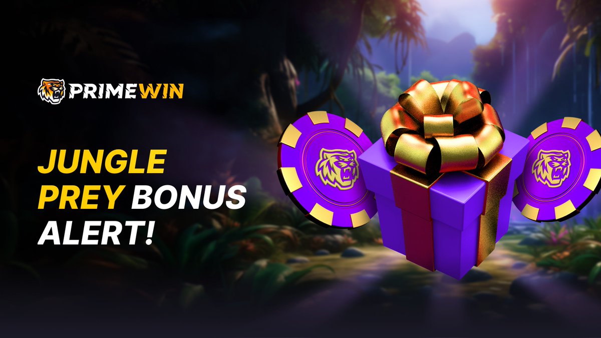 primewin_online's tweet image. 🦁🌿 Jungle Prey Bonus Every Tuesday! 🌿🦁

Enter JUNGLE, deposit €25+, and get a 20% Reload Bonus up to €200! Dive into the Prime Jungle and win big! 🌟💰

#PrimeWinCasino #JunglePreyBonus #TuesdayBonus #BigWins #PrimeJungle #ReloadBonus